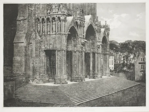 Cathedrale de Chartres by Charles Nègre, photograph, 1856-1857