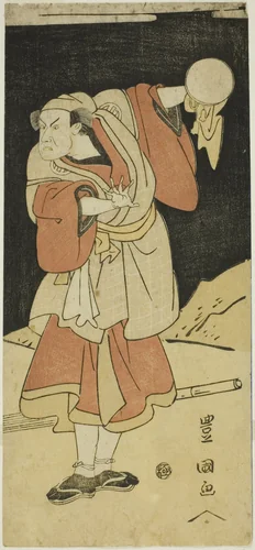 Actor in a scene from a drama by Utagawa Toyokuni I (初代 歌川 豊国), print, 1769-1825