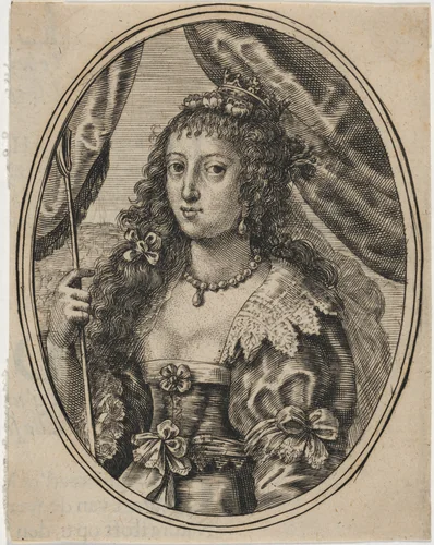 Elizabeth, Queen of Bohemia (?) by Unknown 19th Century, print, 1800-1899