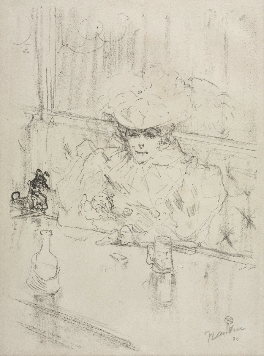 Au Hanneton by Henri de Toulouse-Lautrec, print, 1898