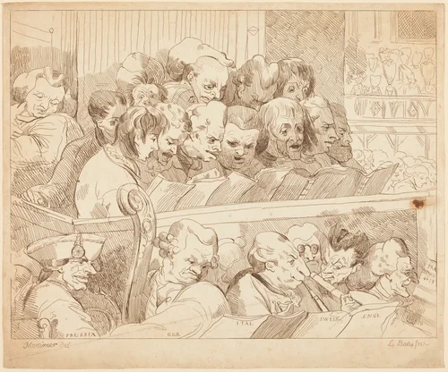 A Choral Band by Lydia Bates
John Hamilton Mortimer, print, 1779-1789