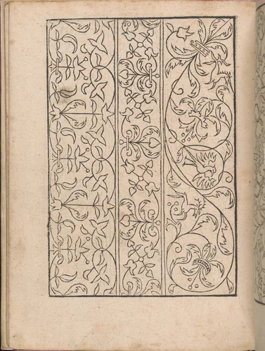New Modelbüch allen Nägerin u. Sydenstickern (Page 16v) by Hans Hoffman, book, 1556