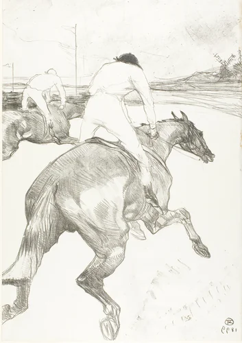 The Jockey by Henri de Toulouse-Lautrec, print, 1899