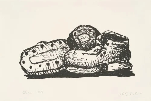 Shoes [special proof] by Philip Guston
Christine Fox
Larry Krueger
Gemini G.E.L., print, 1979-1981