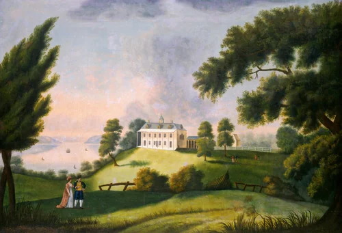 Mount Vernon by George Ropes, painting, 1806