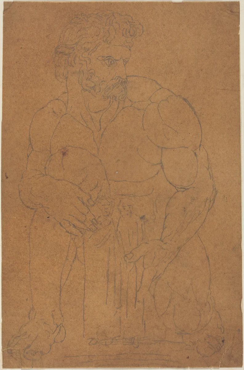 The Giants by John Flaxman, drawing, 1788-1798