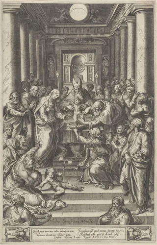 Besnijdenis van Christus by Unknown, print, 1580