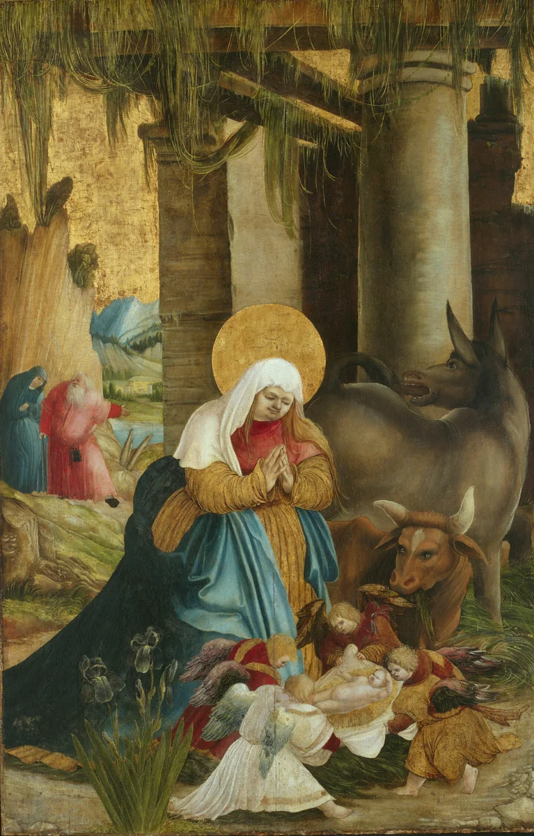 The Nativity by Master of Pulkau, painting, 1507-1510