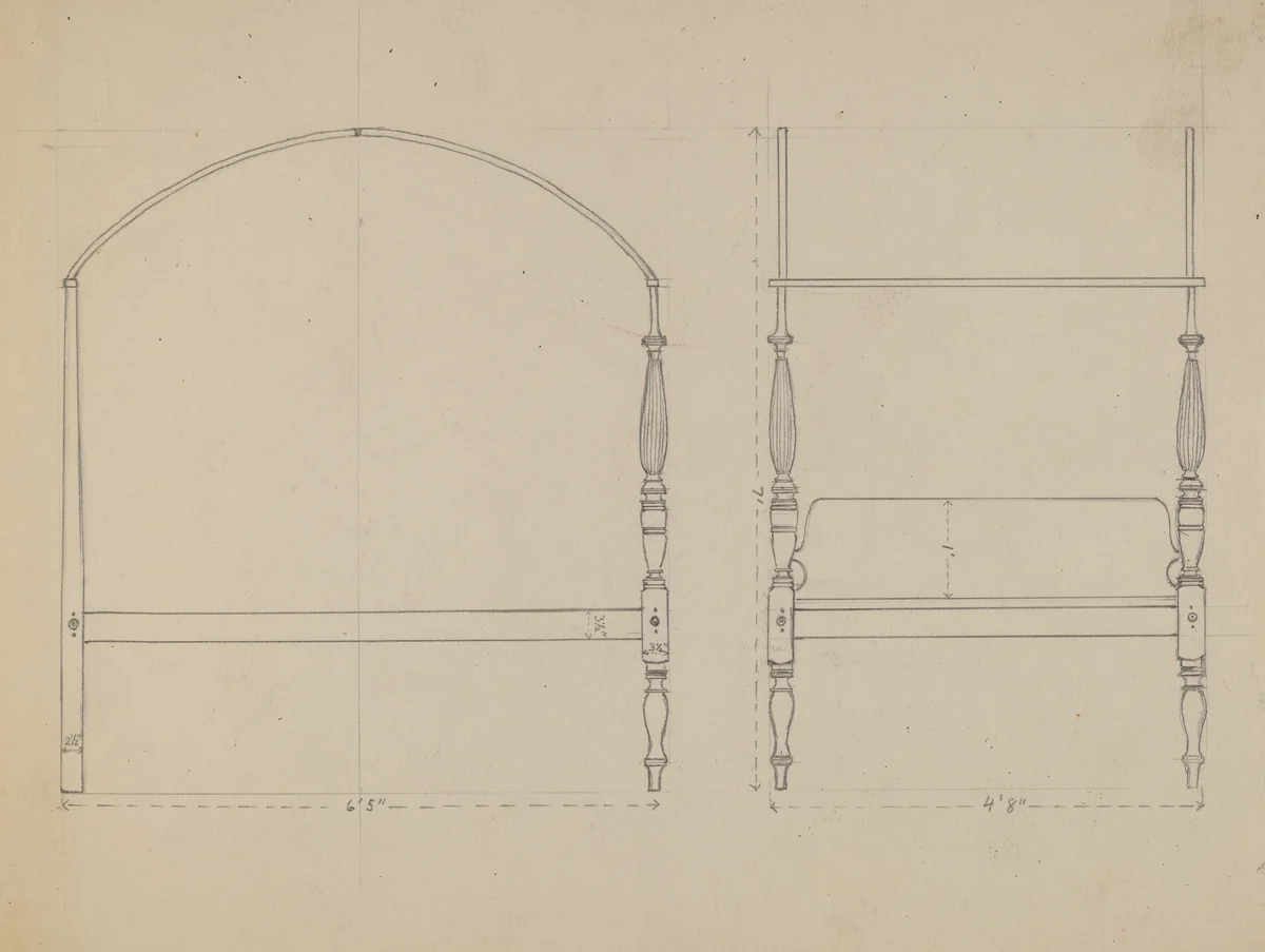 Desk by Bernard Gussow, index of american design, 1936