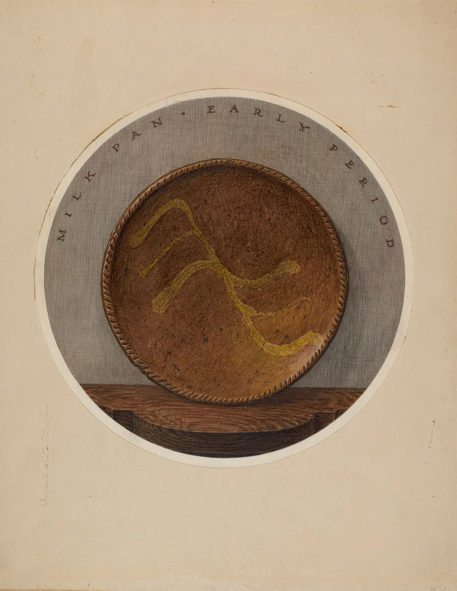 Small Plate or Saucer by John Matulis, index of american design, 1937