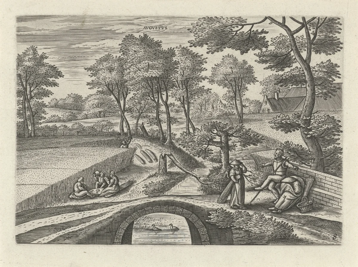 Augustus by Julius Goltzius, print, 1596-1652