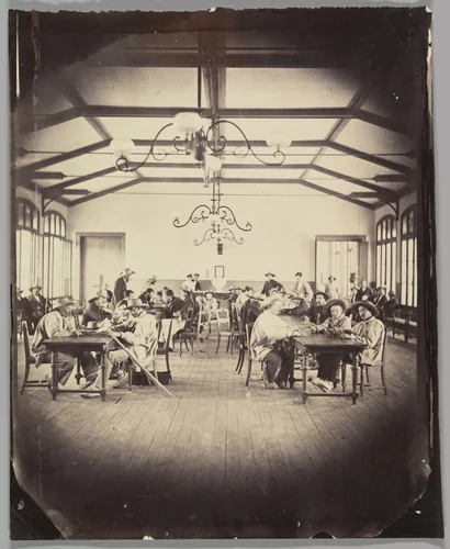 Asile impérial de Vincennes, salle de jeu by Charles Nègre, photograph, 1858-1859