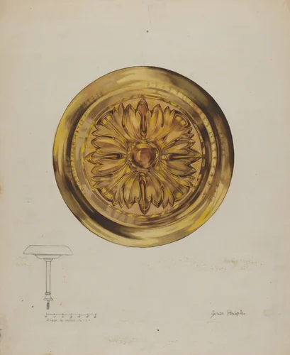 Tie-back by Grace Halpin, index of american design, 1937