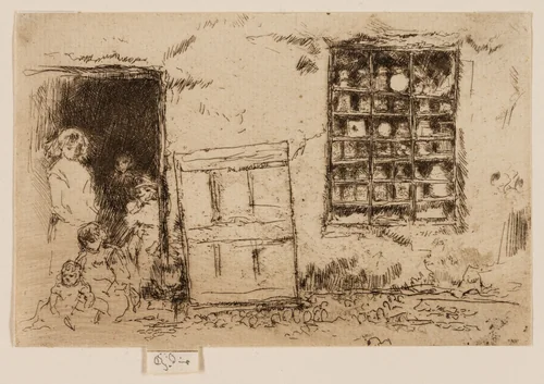 The Village Sweet Shop by James McNeill Whistler, print, 1886