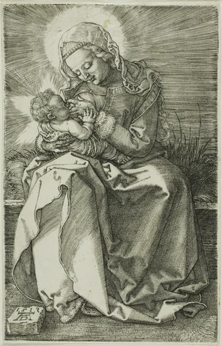 Madonna Nursing by Albrecht Dürer, print, 1519