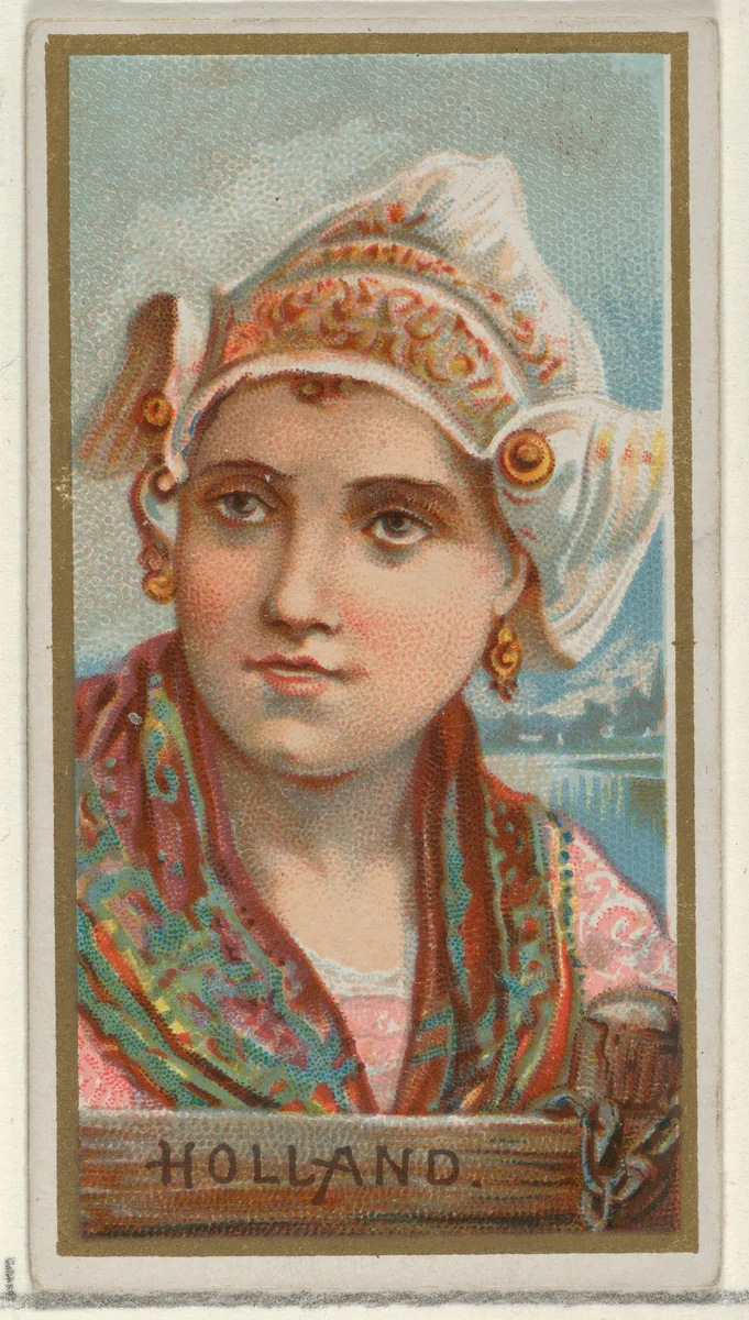Holland, from the Types of All Nations series (N24) for Allen & Ginter Cigarettes by Allen & Ginter, print, 1889