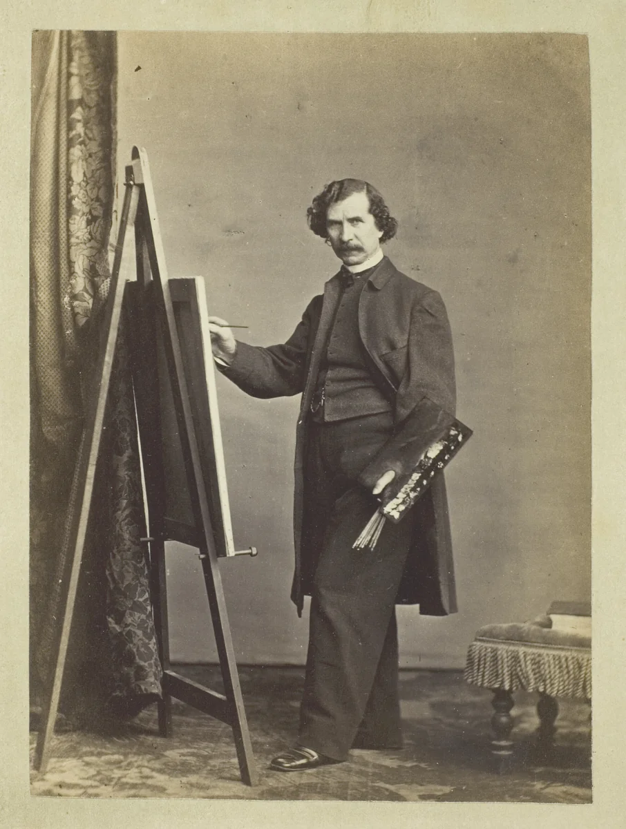 George P. A. Healy by Artist Unknown, photograph, 1855-1865