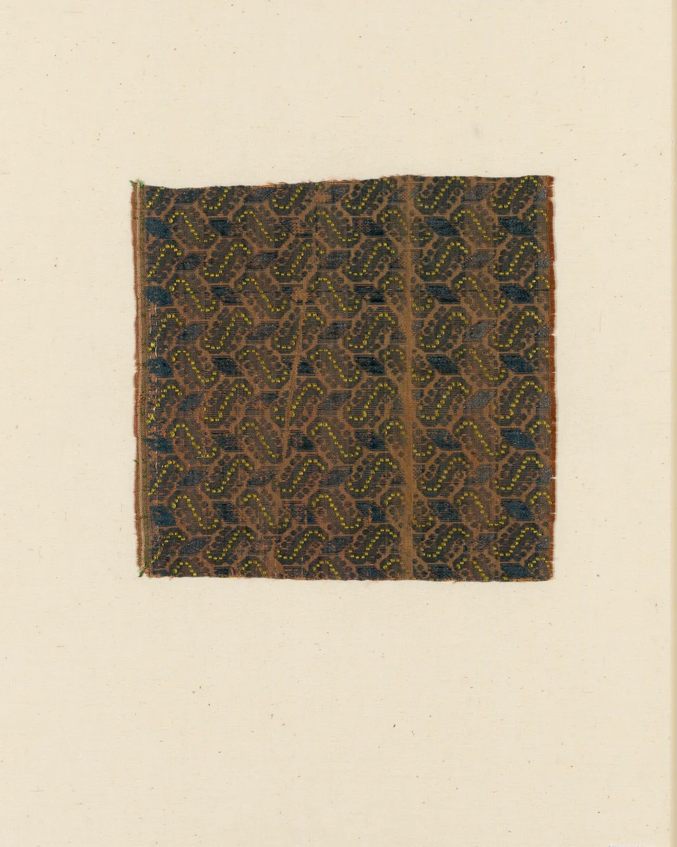 Fragment by Italy, textile, 1625-1675