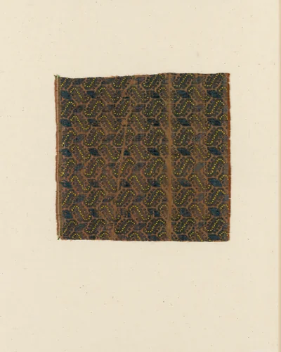 Fragment by Italy, textile, 1625-1675