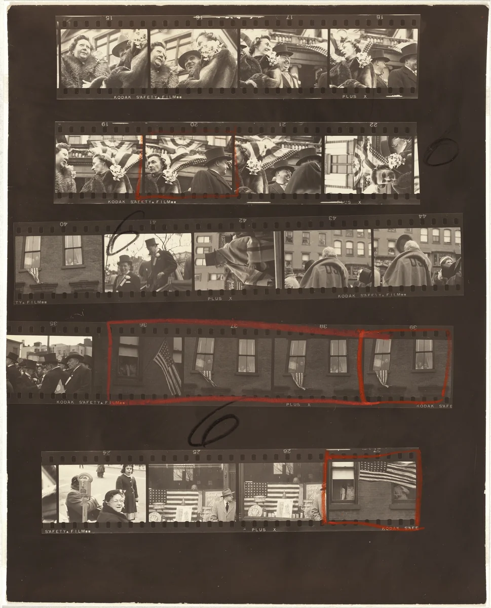 Guggenheim 104/Americans 1--Hoboken, New Jersey by Robert Frank, photograph, 1955