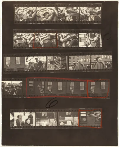 Guggenheim 104/Americans 1--Hoboken, New Jersey by Robert Frank, photograph, 1955