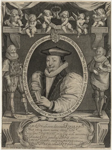 John Williams, D.D., Archbishop of York and Lord Keeper by Francis Delaram, print, 1590-1627