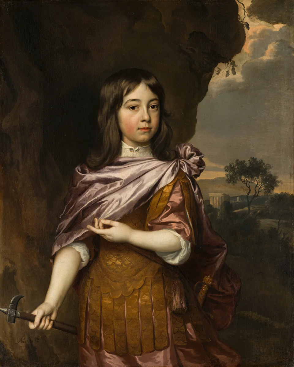 Portrait of Wolfert van Brederode (1649-1679) by Jan Mijtens, painting, 1663