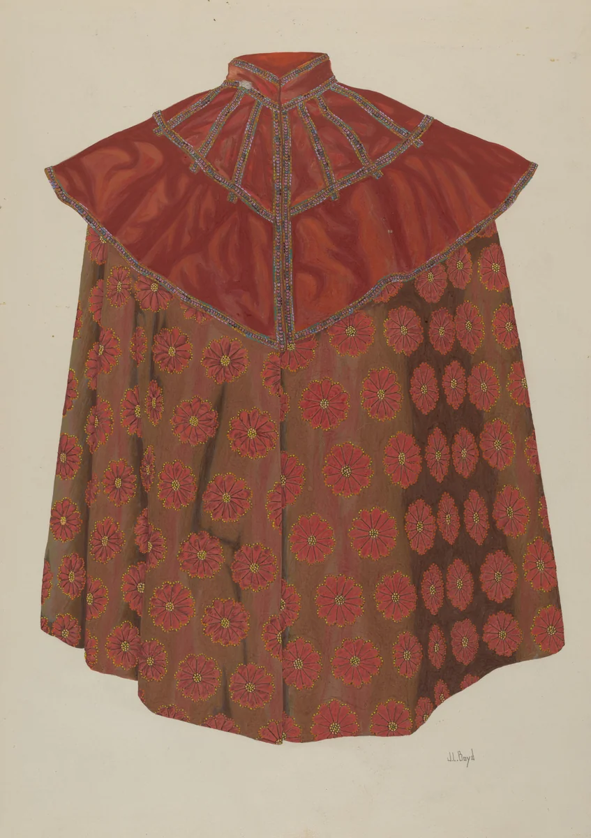 Cape by Joseph L. Boyd, index of american design, 1938