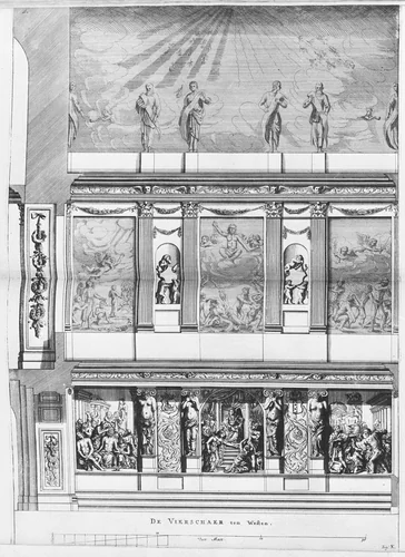 I) Afbeelding van't Stadt Huys van Amsterdam by Jacob van Campen, book, 1665-1668