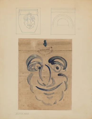 Crock by Jessica Price, index of american design, 1937
