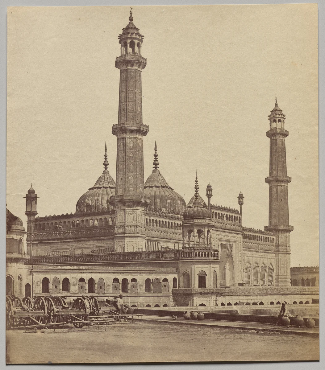 Mosque, Inside Asaf-ud-Daula's Imambara by Felice A. Beato, photograph, 1858