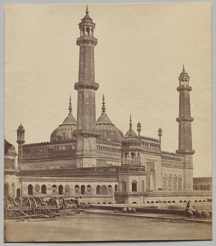 Mosque, Inside Asaf-ud-Daula's Imambara by Felice A. Beato, photograph, 1858