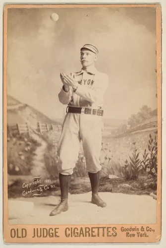 Hatfield, 3rd Base, New York, from the series Old Judge Cigarettes by Goodwin & Company, photograph, 1888