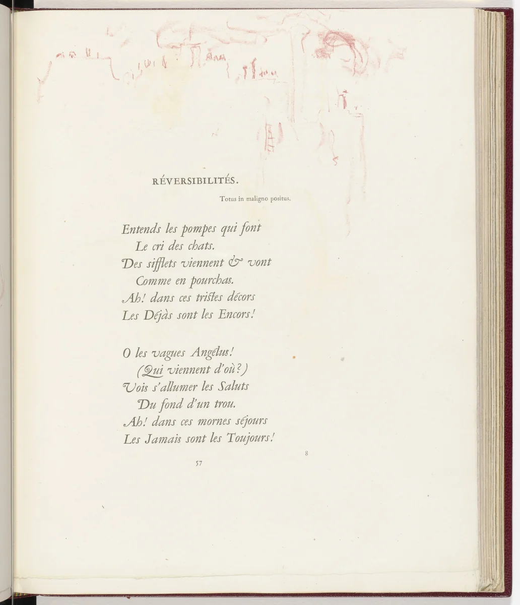 In-text plate (page 57) from Parallèlement (In Parallel) by Pierre Bonnard, illustrated book, 1900
