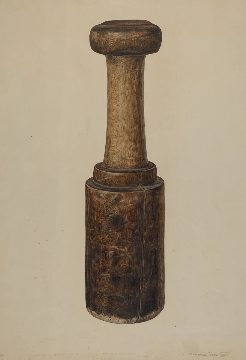 Grape Crusher by Clarence Secor, index of american design, 1939