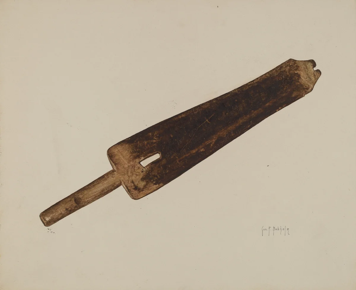 Hide Stretcher by George Bobholz, index of american design, 1938