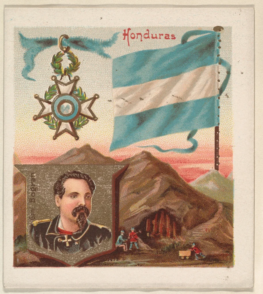 Honduras, from the International Cards series (N238), issued by Kinney Bros. by Kinney Brothers Tobacco Company, print, 1888
