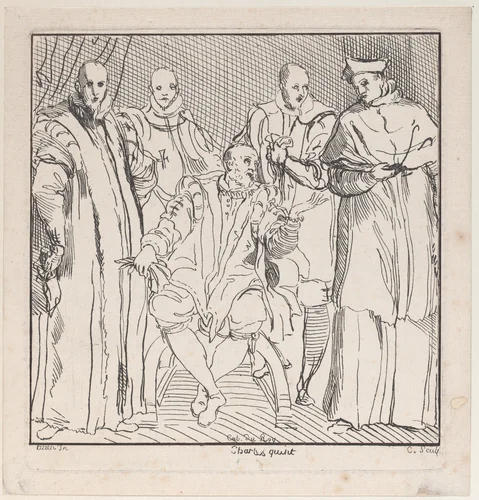 Charles V by Anne Claude Philippe de Tubières, print, 1712-1765