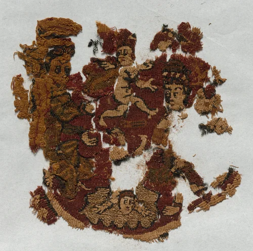 Fragment of a Segmentum: Achilles by Unknown, textile, 650-750