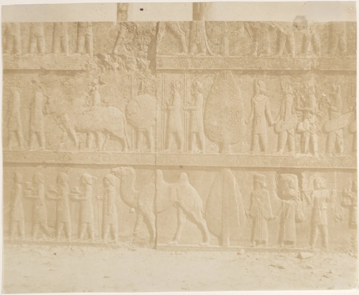 Processione sulla facciata della Grande Scala by Luigi Pesce, photograph, 1858