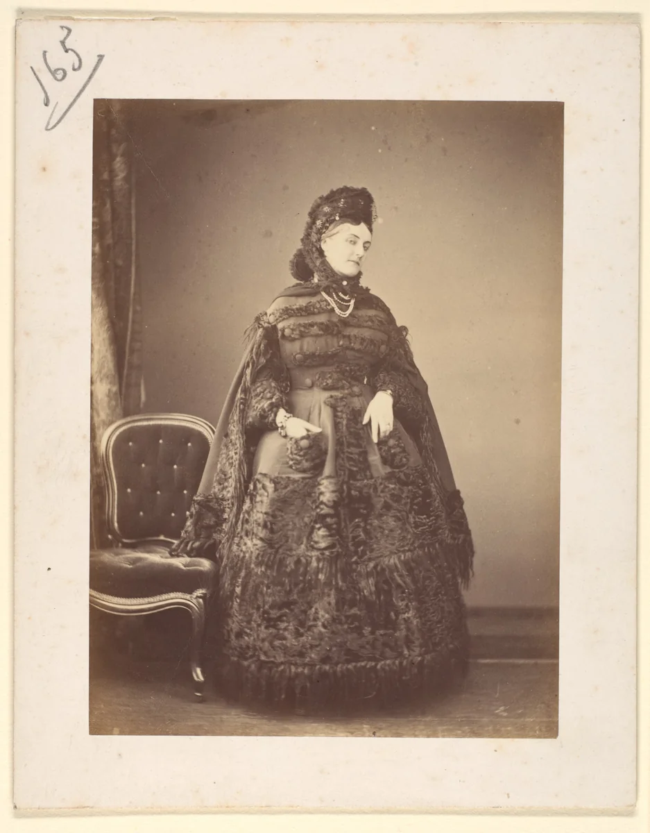 Le Caracul (L'Astrakhan) by Pierre-Louis Pierson, photograph, 1860-1869