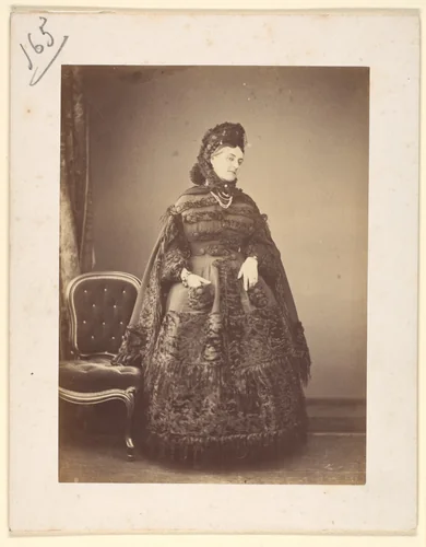 Le Caracul (L'Astrakhan) by Pierre-Louis Pierson, photograph, 1860-1869
