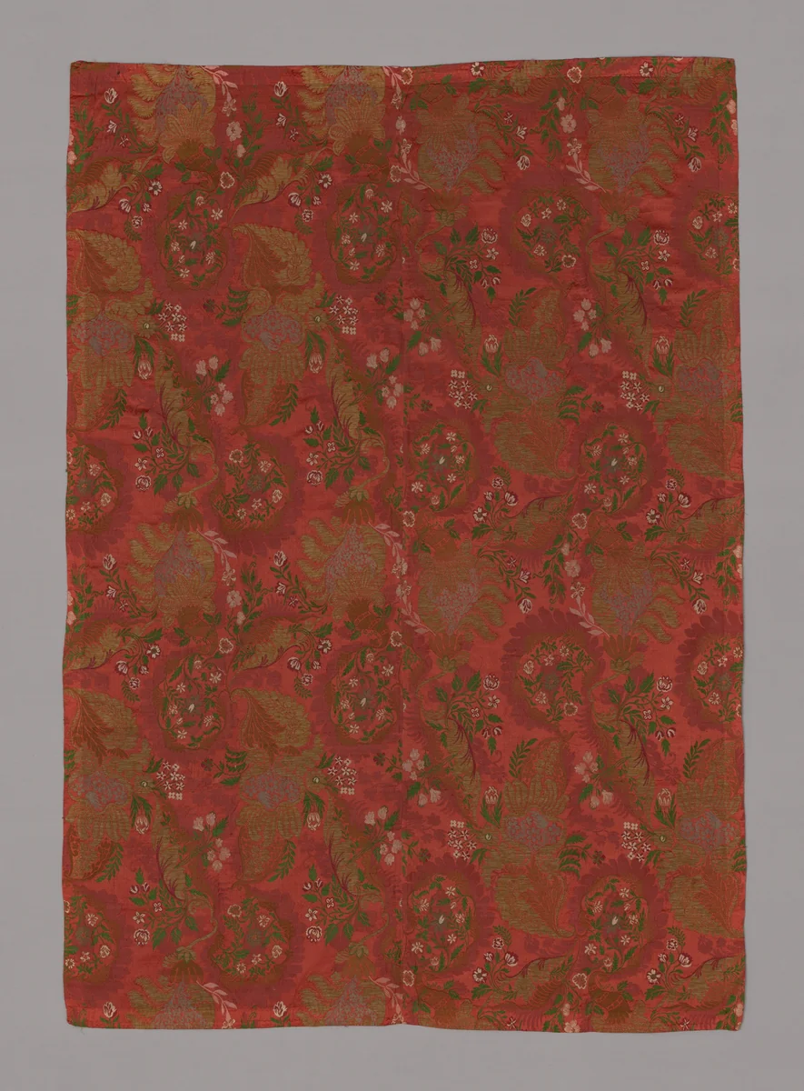 Panel by France or Spain, textile, 1701-1800
