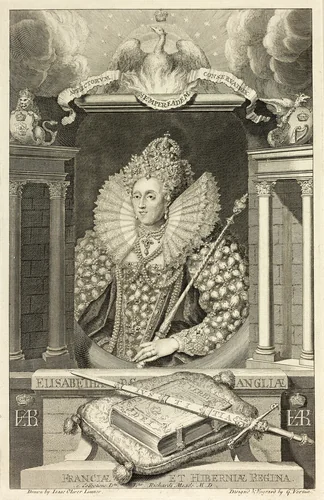 Queen Elizabeth I by George Vertue, print, 1732