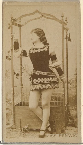 Miss Renwick, from the Actors and Actresses series (N145-8) issued by Duke Sons & Co. to promote Duke Cigarettes by W. Duke, Sons & Co., photograph, 1890-1895