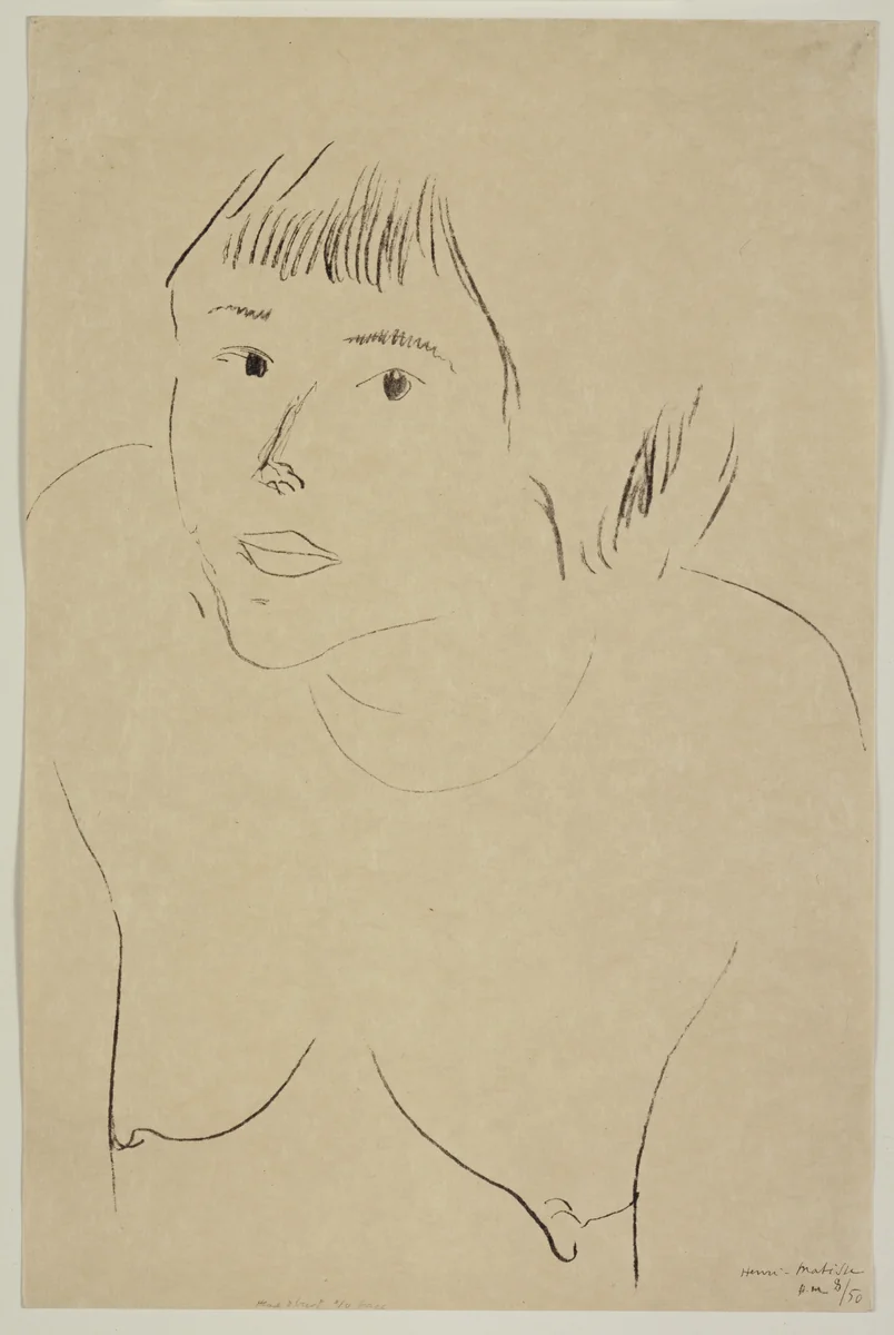 Black Eyes (Les Yeux noirs) by Henri Matisse, print, 1913