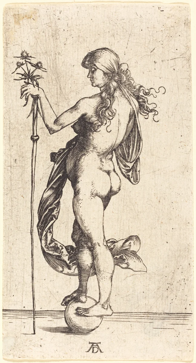 Little Fortune by Albrecht Dürer, print, 1496