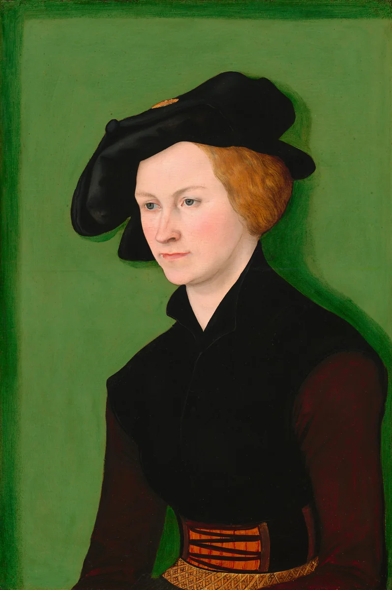 Portrait of a Woman by Lucas Cranach, painting, 1522