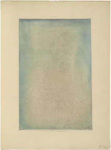 Sacred Islands (Heilige Inseln) by Paul Klee, drawing, 1926