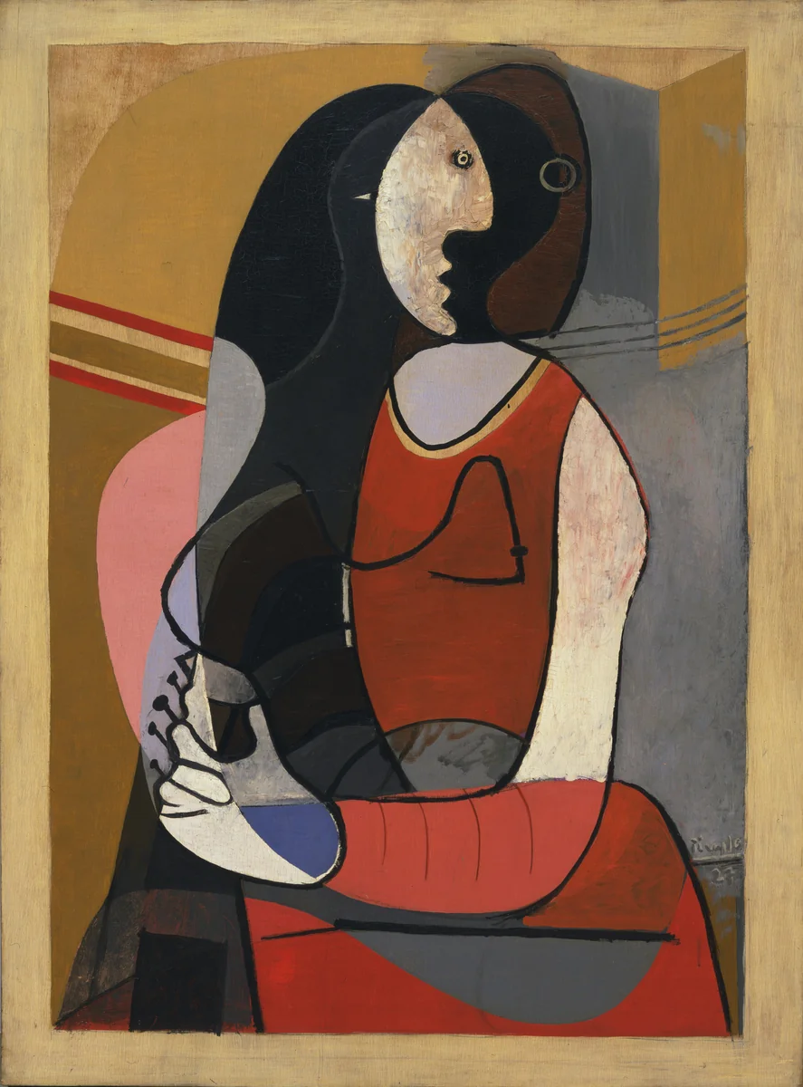 Seated Woman by Pablo Picasso, painting, 1927